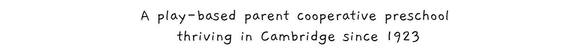 CAMBRIDGE NURSERY SCHOOL - Home